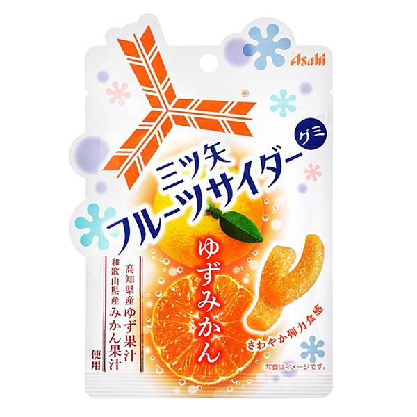 三ツ矢フルーツサイダーグミ ゆずみかん