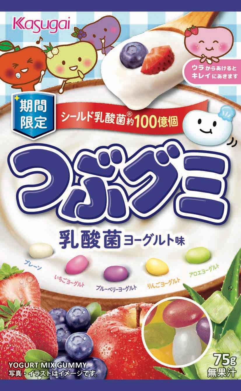 つぶグミ　乳酸菌ヨーグルト味