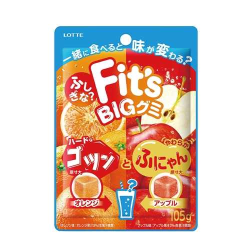 ふしぎなＦｉｔ’ｓ ＢＩＧグミ＜オレンジ＆アップル＞