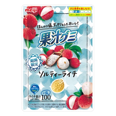 果汁グミソルティーライチ 47g