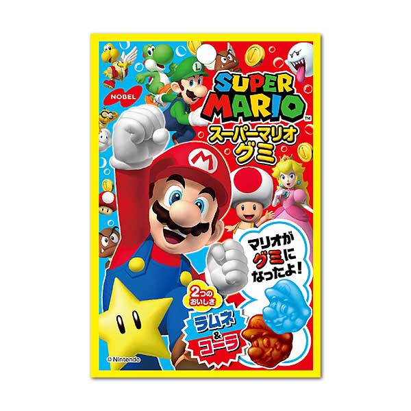 スーパーマリオグミ　ラムネ&コーラ